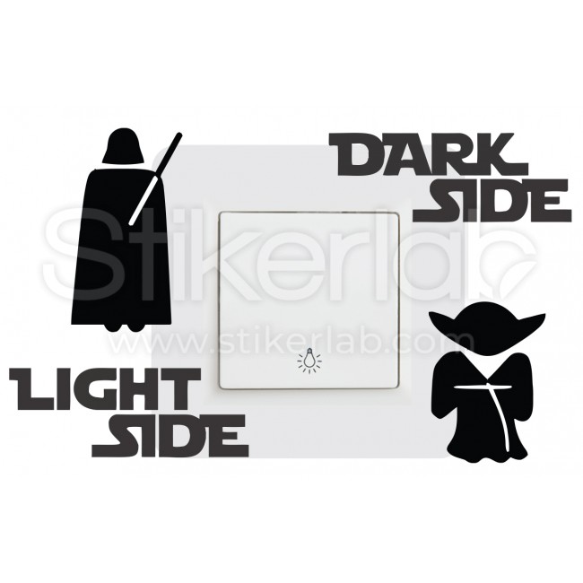 Starwars 1 stiker oko prekidaca